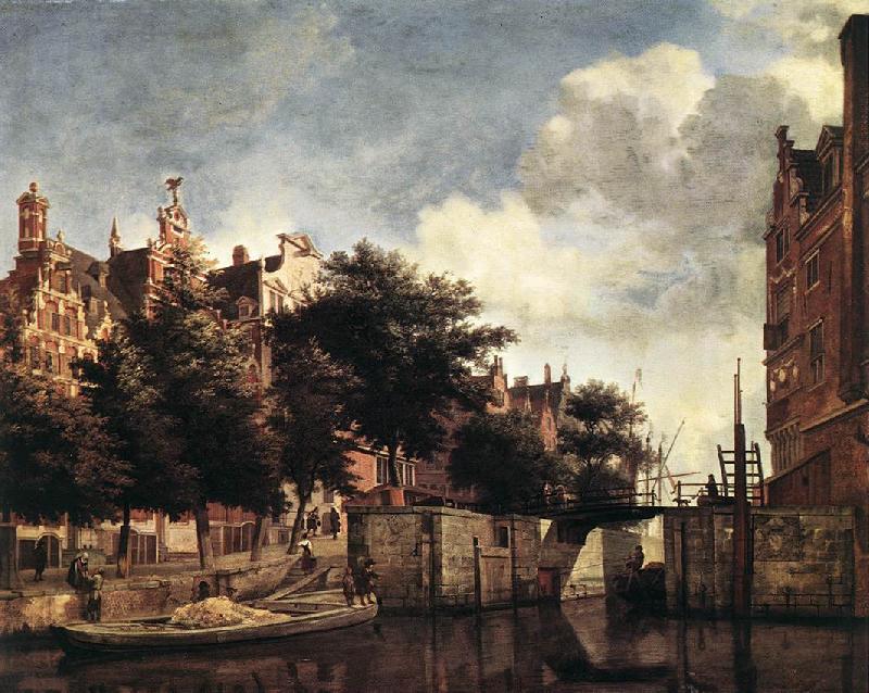 HEYDEN, Jan van der The Martelaarsgracht in Amsterdam